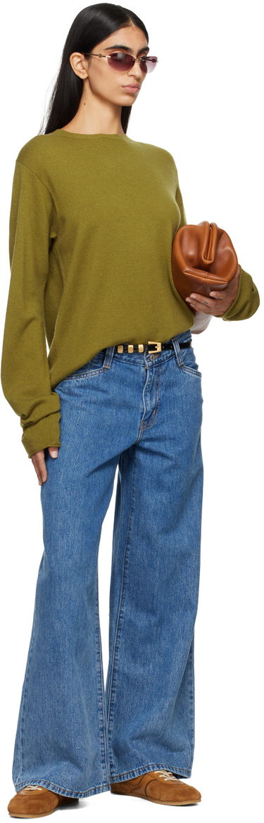 Pasovi BY FAR BY FAR Vic Circular Buckle Belt Črna | 21PFVICSBLCCE, 2