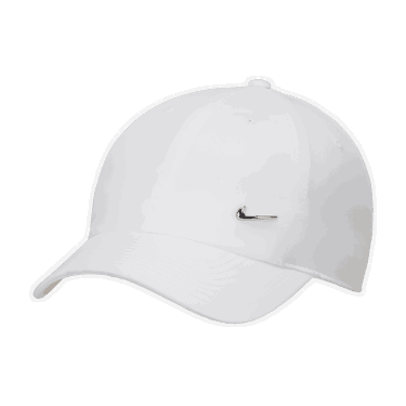 Kapa Nike Dri-FIT Club Unstructured Metal Swoosh Bela | FB5372-100, 0