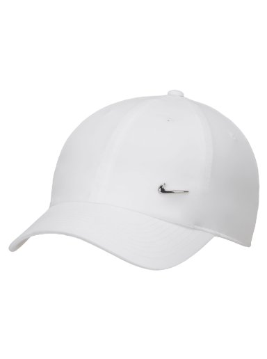 Kapa Nike Dri-FIT Club Unstructured Metal Swoosh Bela | FB5372-100