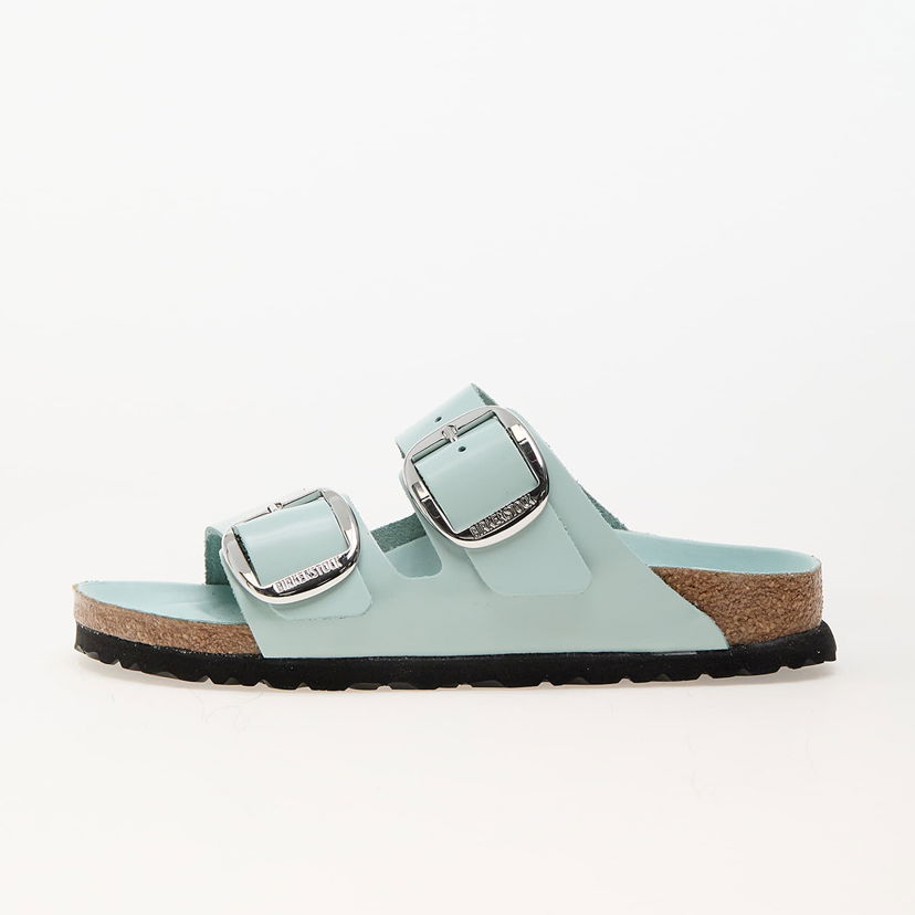 Superge in čevlji Birkenstock Arizona Big Buckle Natural Leather Patent W Turkizna | 1026495