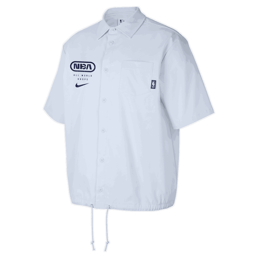 Srajce Nike NBA Team 31 Club Woven Short Sleeve Shirt Bela | FZ7510-085