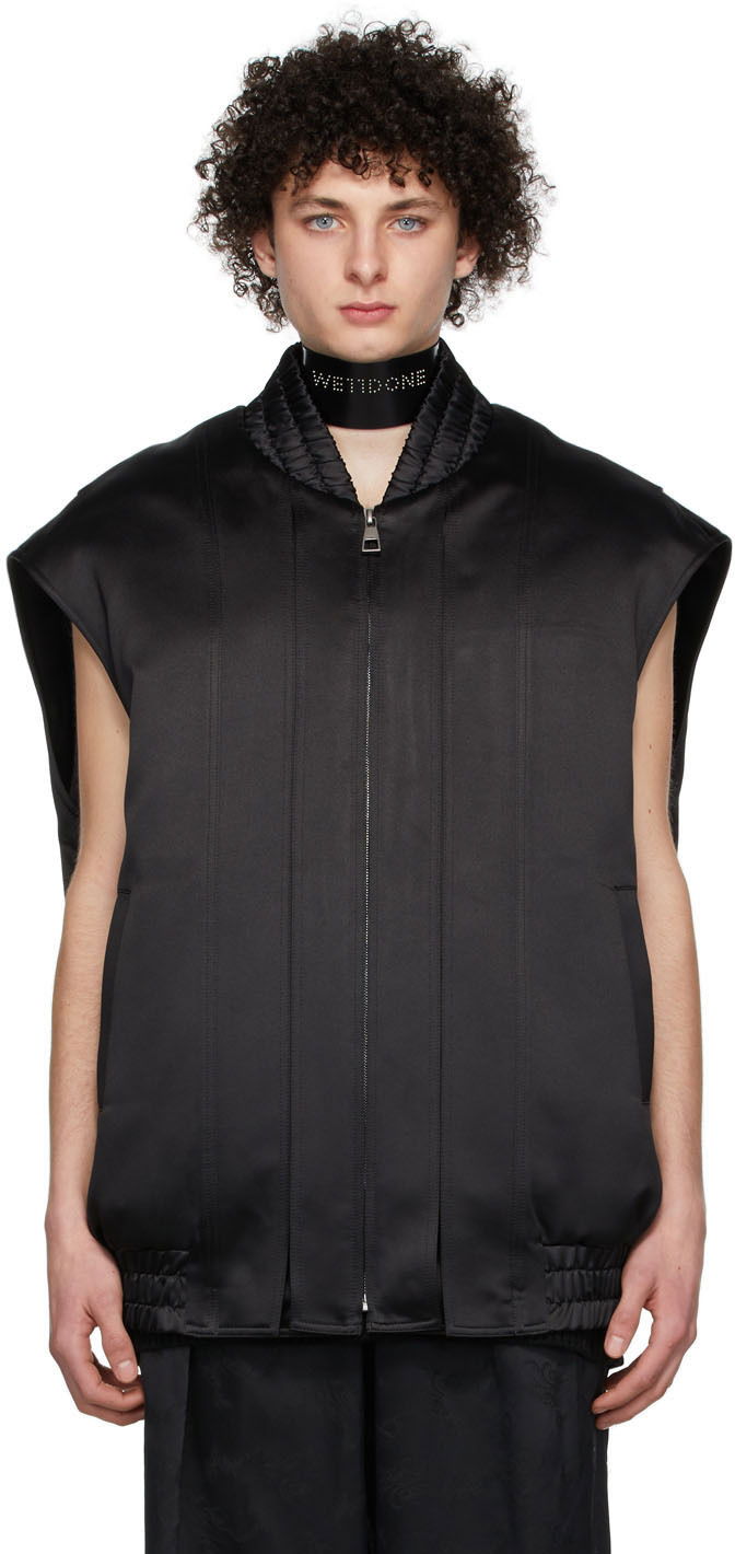 Telovnik We11done We11done Bomber Vest Črna | WD-VT1-22-005-U-BK