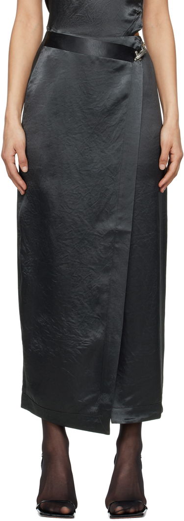 Krila Nanushka Nanushka Grisel Maxi Wrap Skirt Črna | NW25RSSK03277, 0