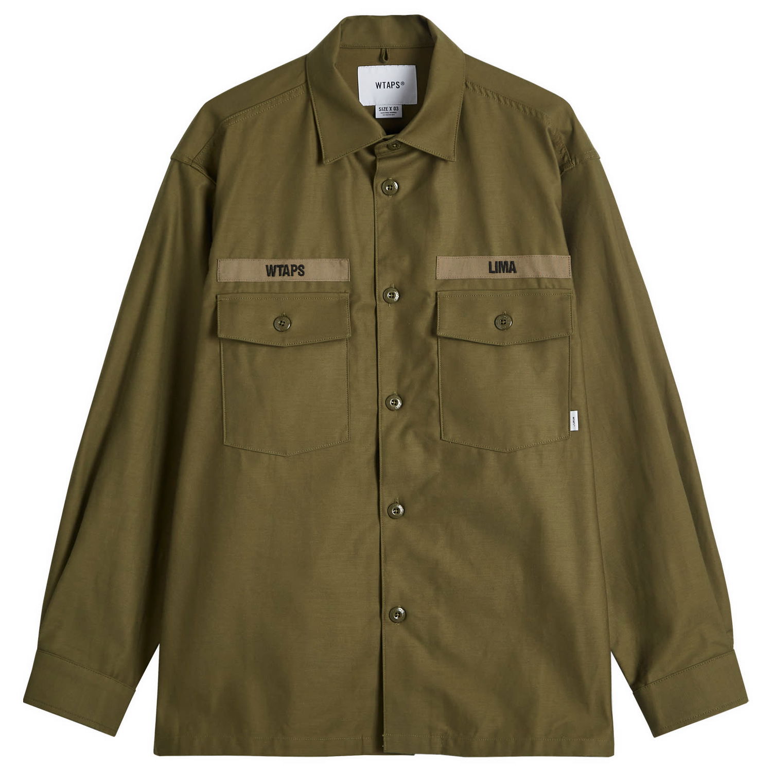 Srajce WTAPS Utility Shirt Zelena | 242WVDT-SHM01-OLV, 0