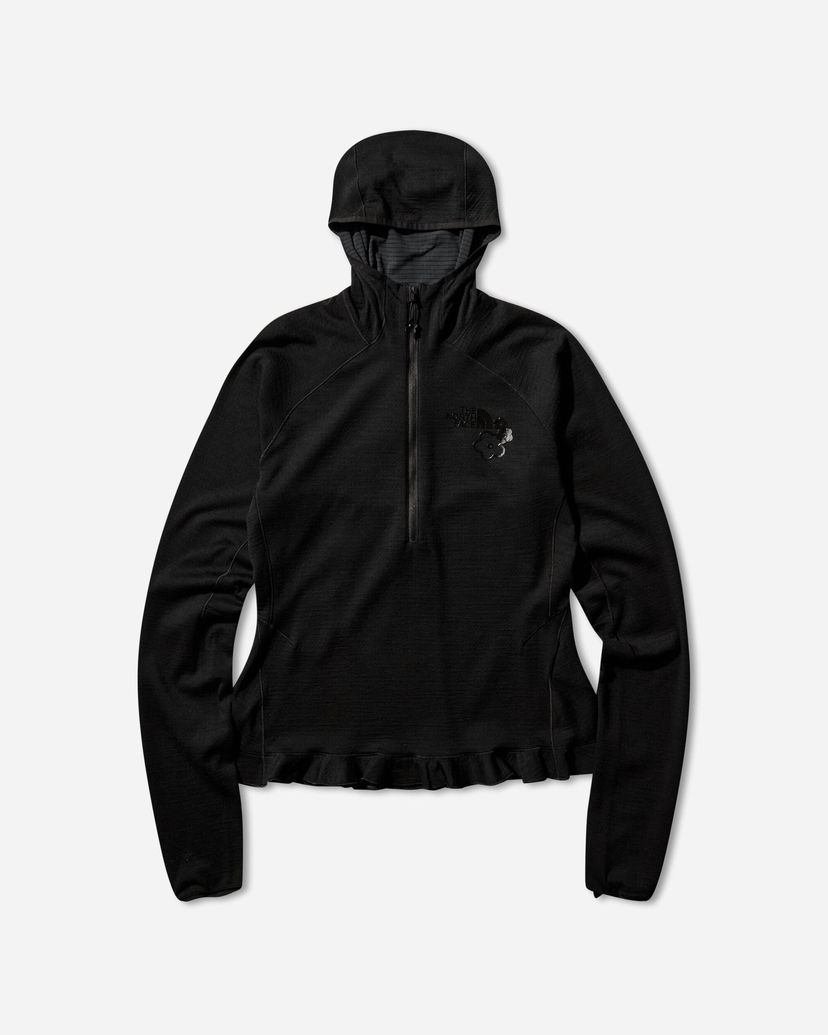 Pulover The North Face Cecilie Bahnsen Symone DOTKNIT Hooded Half-Zip Top Črna | NF0A8FAHJK31 NFJK3
