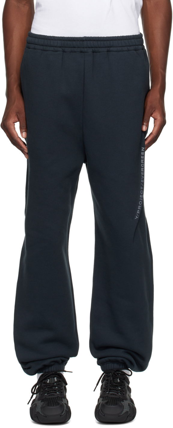 Trenirka Y/PROJECT Pinched Logo Sweatpants Črna | 204PA001