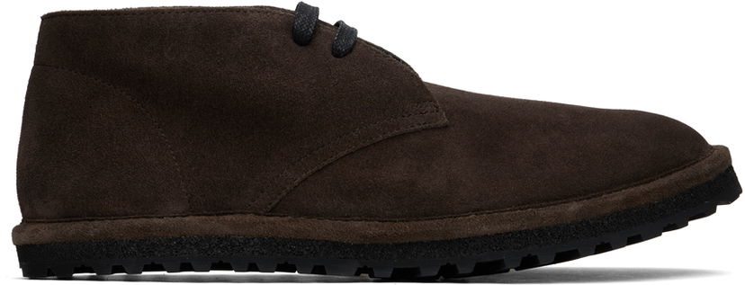Oblačila Dries Van Noten Dries Van Noten Suede Desert Boots Rjava | MS242-1346