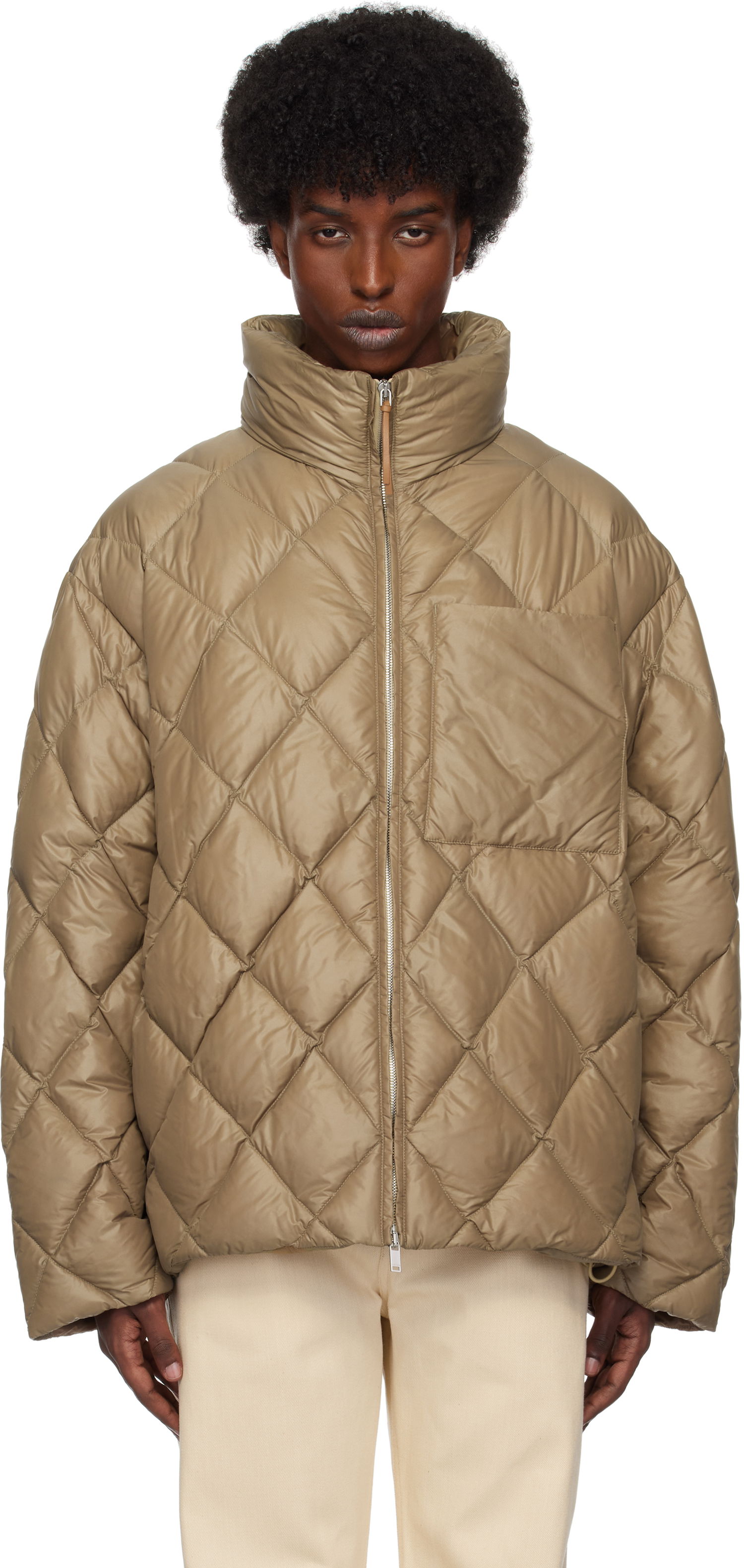 Puhovka Jil Sander Quilted Down Jacket Rjava | J47AF0141_J70007, 0