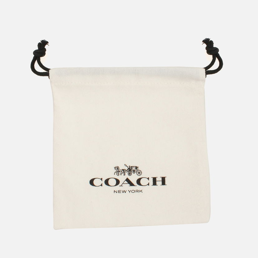 Torbica Coach Interlock C Small Hoop Earrings Bela | 37408160GLD710