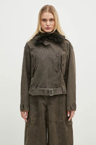 Parka KENZO Dyed Canvas Comber Jacket Zelena | FE62OU2129GK.92, 0