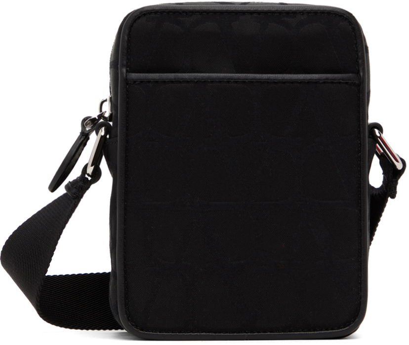 Torba za čez ramo Valentino Valentino Garavani Small Toile Iconographe Crossbody Bag Črna | 4Y2B0C30CSH