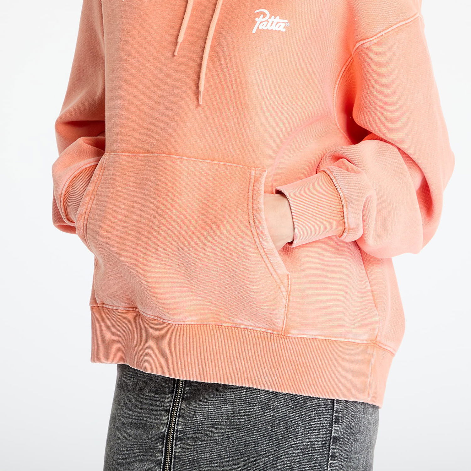 Pulover Patta Patta Classic Washed Hoodie Oranžna | POC-BS25-2050-329-0001-187, 1