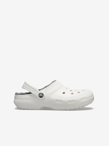 Superge in čevlji Crocs Classic Lined Clog Bela | 203591-10M, 1