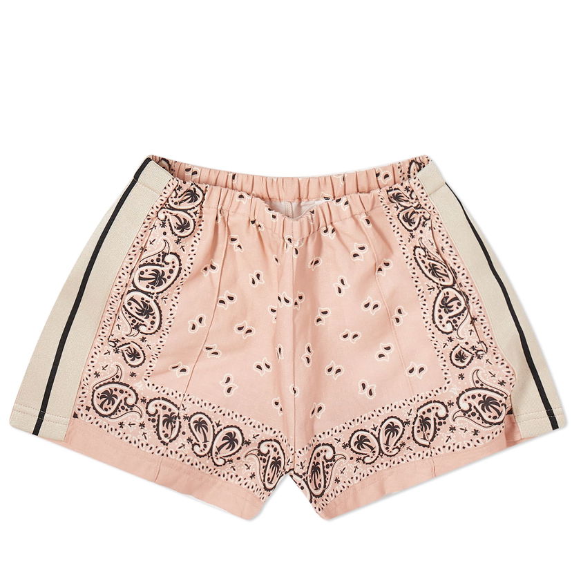 Kratke hlače Palm Angels Paisley Track Shorts Roza | PWCB047S24FAB0013003