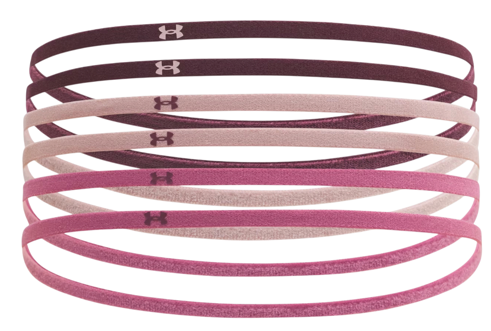 Modni dodatki Under Armour Mini Elastic Headbands 6-Pack Bordo | 1389932-602, 0