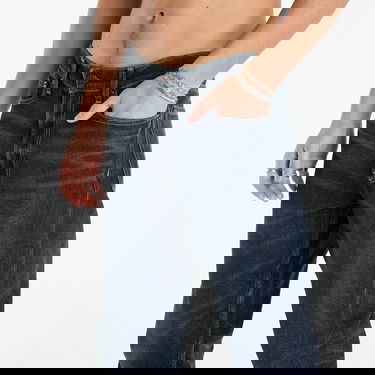 Kavbojke CALVIN KLEIN Calvin Klein Jeans Standard Straight Gilded Pants Modra | LV04RD719G 01P, 3