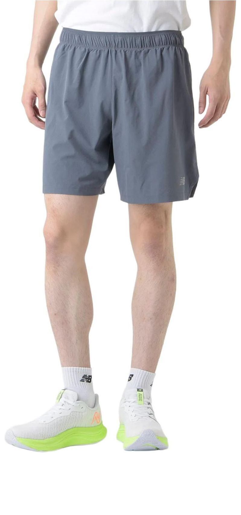 Kratke hlače New Balance 7" RC Running Shorts Siva | MS41283-GT