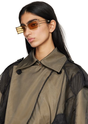 Sončna očala Feng Chen Wang Feng Chen Wang Bamboo Sunglasses Kovinski | SSE-WS01-BRG, 3