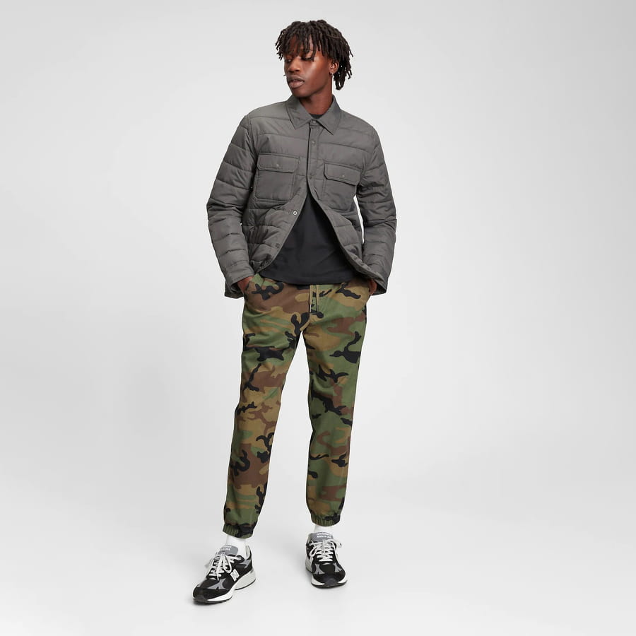 Trenirka GAP Essential Jogger Pants Zelena | 737910-00, 0