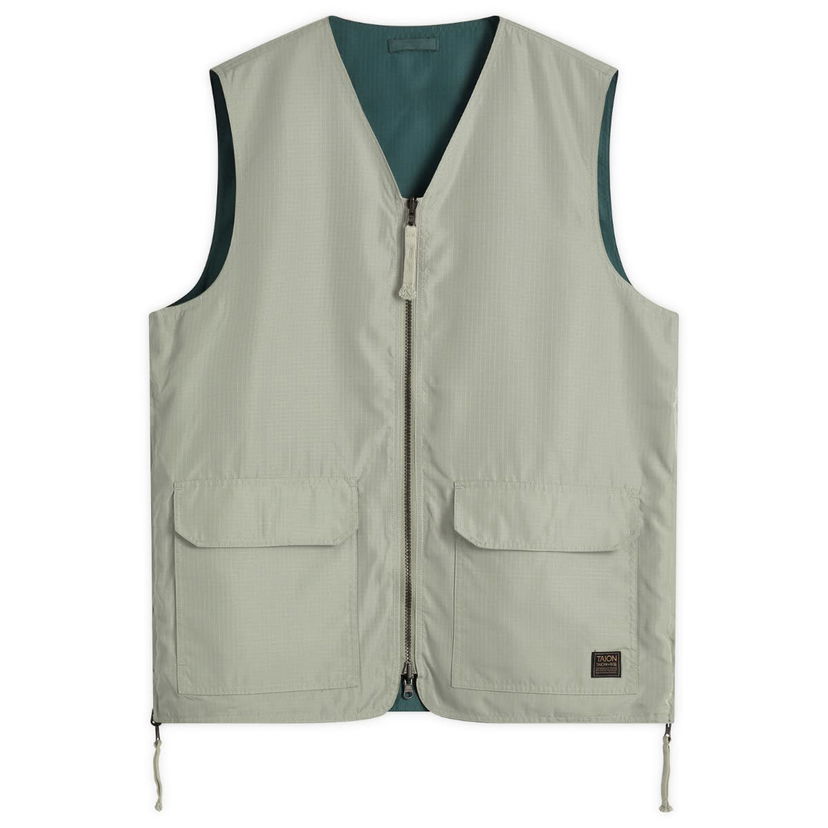 Telovnik TAION Reversible V-Neck Vest Zelena | TAION-R001ZNDML-1-DSG