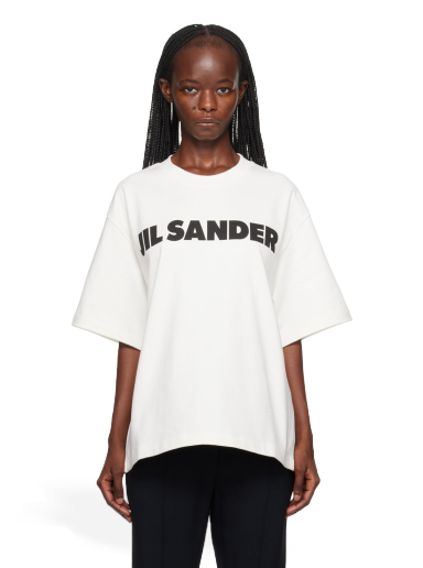 Majica Jil Sander Printed T-Shirt Bela | J02GC0001_J45047