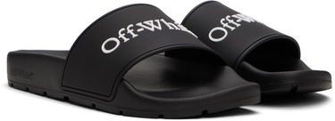 Superge in čevlji Off-White Black Bookish Pool Slides Črna | OMIU002C99MAT0011001, 3