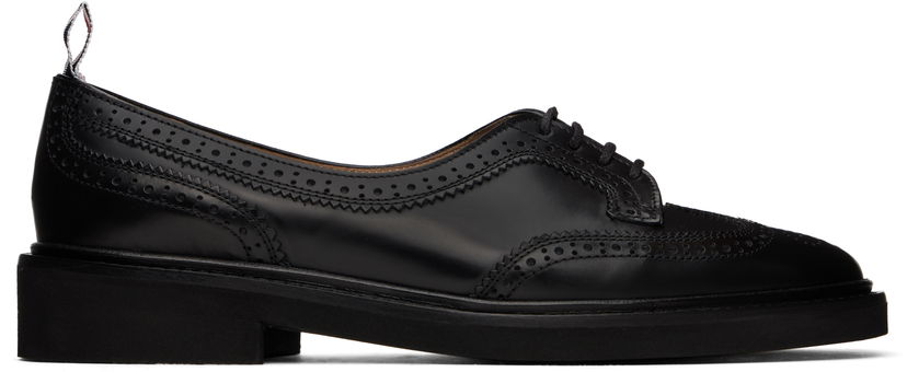 Srajce Thom Browne Thom Browne Low Throat Wingtip Derbys Črna | FFC005C-L0043