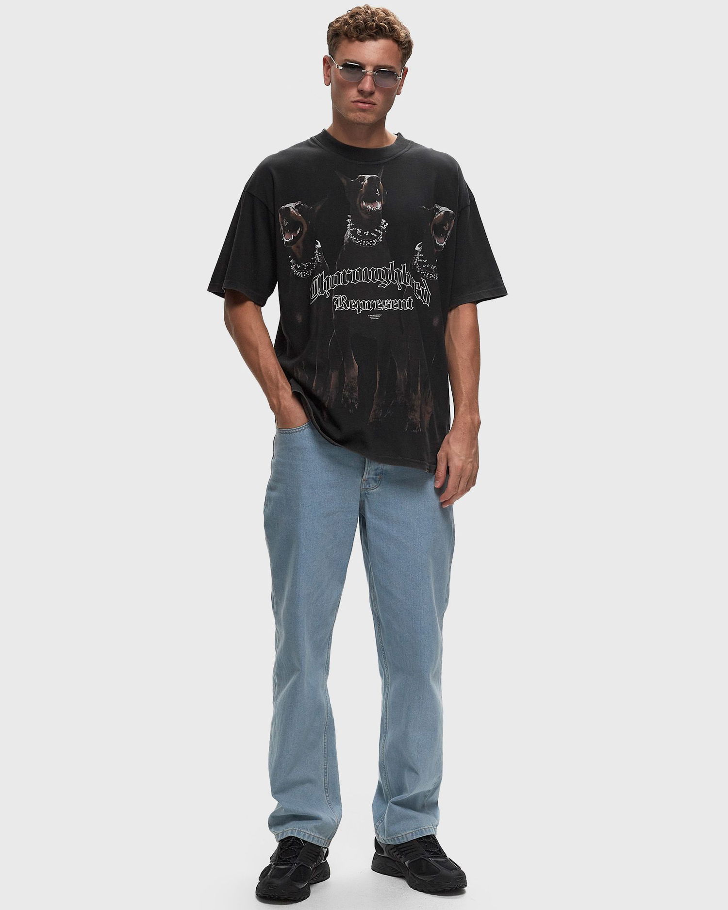 Majica Represent Clo Represent THOROUGHBRED TEE Črna | MLM41135-003, 1