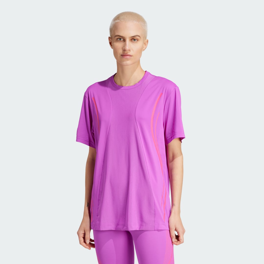 Majica adidas Performance Stella McCartney x TruePace Running Lila | IW1149, 0