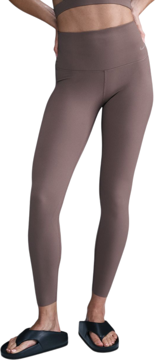 Pajkice Nike Nike Zenvy High-Rise 7/8 Ribbed Leggings Rjava | hf1443-233