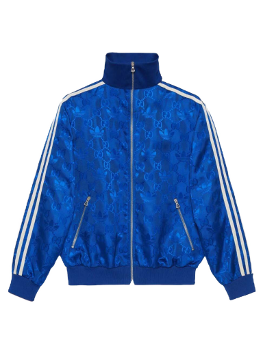 Jakna Gucci adidas x GG Trefoil Jacquard Jacket Modra | 705756 ZAJFW 4153