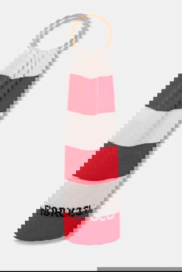 Šala Fiorucci Fiorucci Logo Alpaca Striped Scarf Rdeča | W02FPASC470KN11RD02, 0