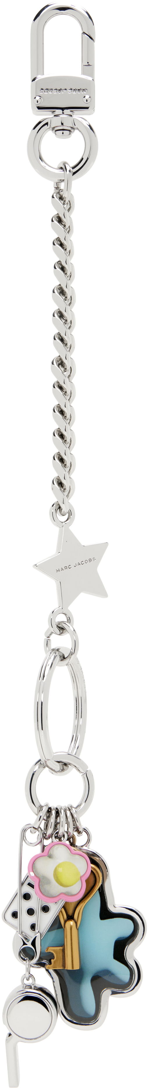 Obeski za ključe Marc Jacobs Marc Jacobs 'The Sticker' Bag Charm Keychain Kovinski | 2S5SCH014S02, 0