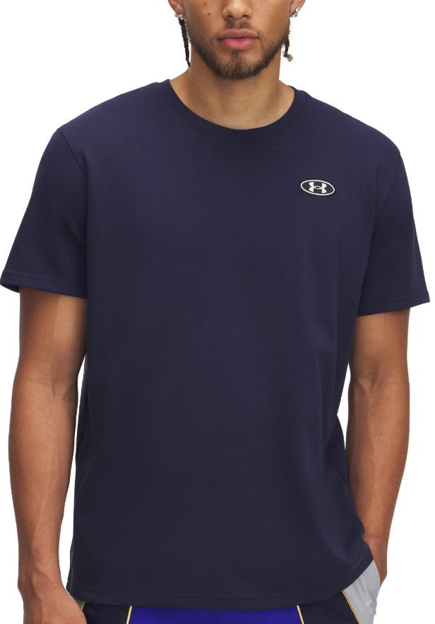 Majica Under Armour Under Armour HW LC Patch Short Sleeve T-Shirt Mornarica | 1382902-410