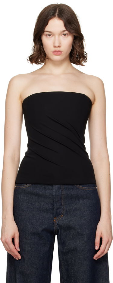 Majica brez rokavov Versace Versace Strapless Twisted Top Črna | 1020826_1A14475, 0