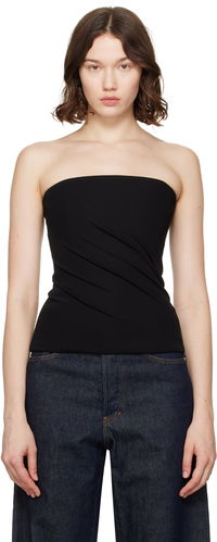 Versace Strapless Twisted Top