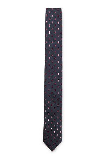 Modni dodatki BOSS Jacquard Silk Tie Mornarica | 50545460