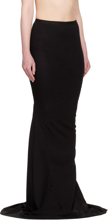 Krila Rick Owens Rick Owens Hollywood Lido Maxi Skirt Črna | RO01E7378 JA, 1