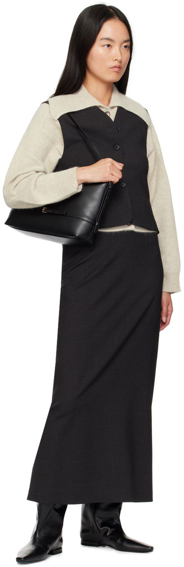 Torba za čez ramo Loulou de Saison Loulou de Saison Elle Shoulder Bag Črna | ELLE, 3