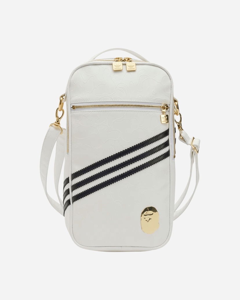 Torba za čez ramo adidas Originals BAPE Crossbody Bag Bela | JN7123