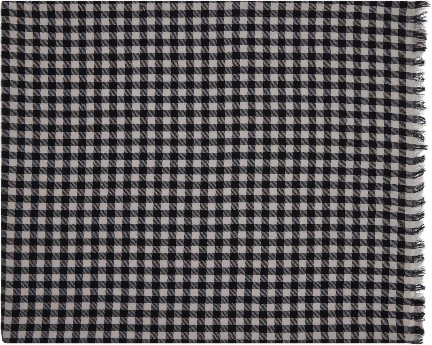 Šala Rick Owens Rick Owens Concordians Mini Plaid Scarf Črna | RU02E1464 SCARMP, 0
