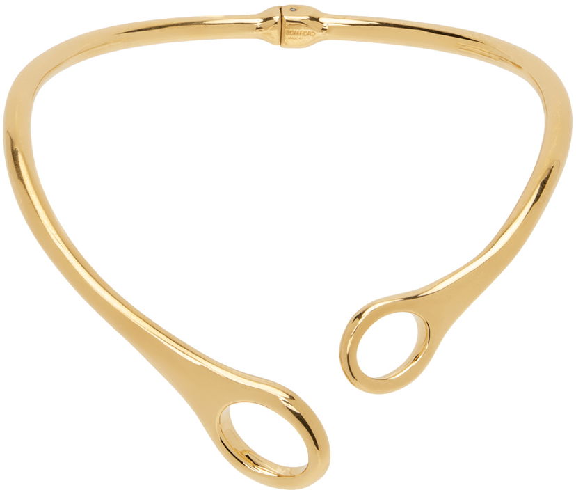 Zapestnica Tom Ford Cutout Choker Necklace Kovinski | JW036-AMT001X