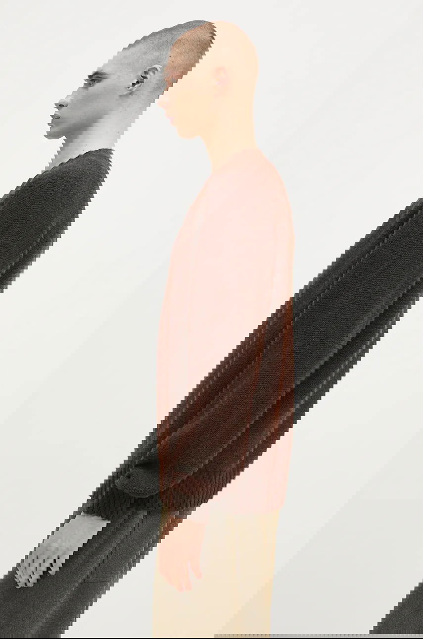 Pleteni pulover Universal Works Universal Works Lightweight Wool Sweater Rjava | 31760.COFFEE, 1