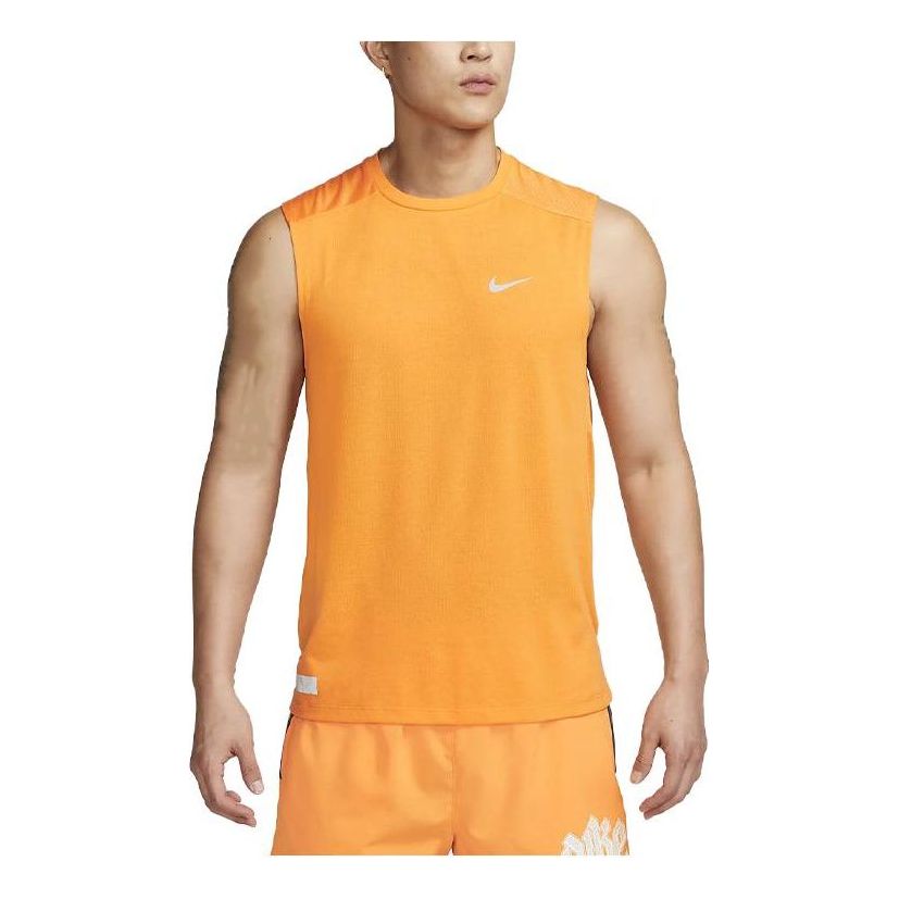 Majica brez rokavov Nike Run Division Rise 365 Men's Running Tank Top Oranžna | DX0852-836