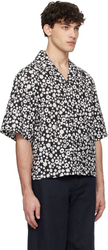 Srajce Marni Marni Pop Fields Motif Shirt Črna | CUMU0330S2 UTC463, 1