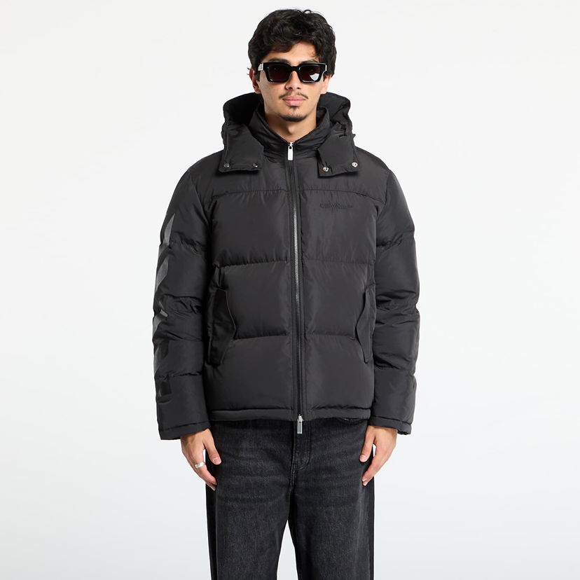 Puhovka Off-White Diag Arrow Down Jacket Črna | OMED066F25FAB0011010