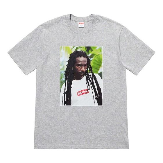 Majica Supreme Buju Banton Printed Short Sleeve T-Shirt Siva | SUP-SS19-10458