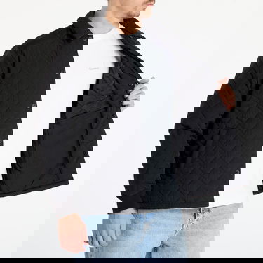 Jakna Urban Classics Quilted Overshirt Jacket Črna | TB7630-00007, 3