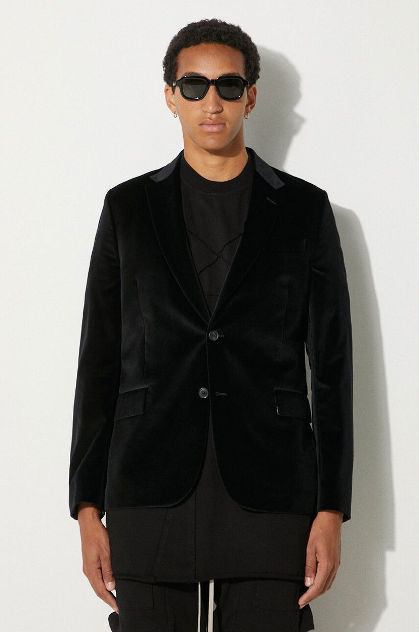 Jakna Paul Smith Paul Smith Velvet Blazer Črna | M1R.1545.K01346