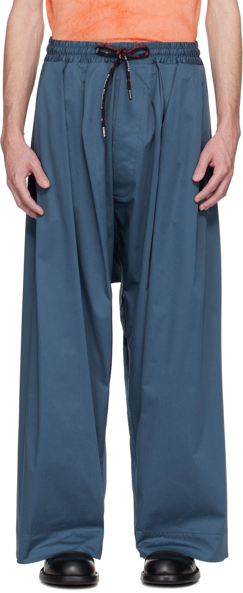 Hlače Vivienne Westwood Vivienne Westwood Balloon Trousers Modra | 2F01001M-W0137-